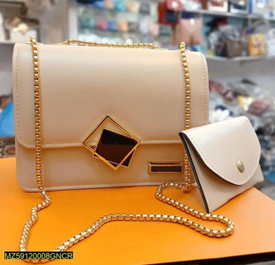 2 Pcs Pu Leather Hand Bag SwiftlyMart store