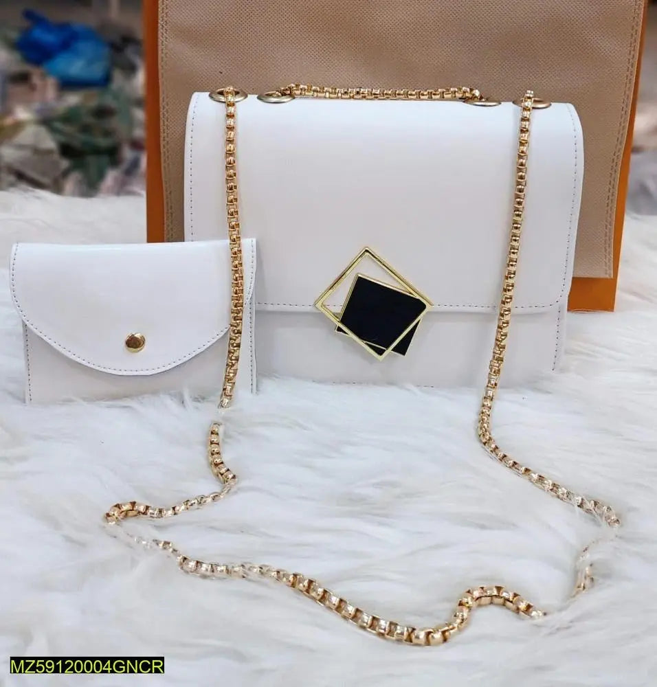 2 Pcs Pu Leather Hand Bag SwiftlyMart store