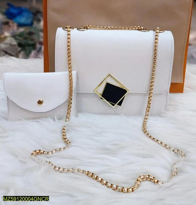 2 Pcs Pu Leather Hand Bag SwiftlyMart store