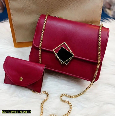 2 Pcs Pu Leather Hand Bag SwiftlyMart store