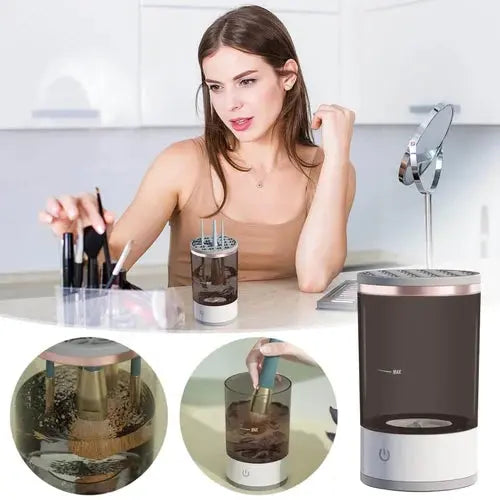 3 in 1 Electric Makeup Brush Cleaner Machine SwiftlyMart store