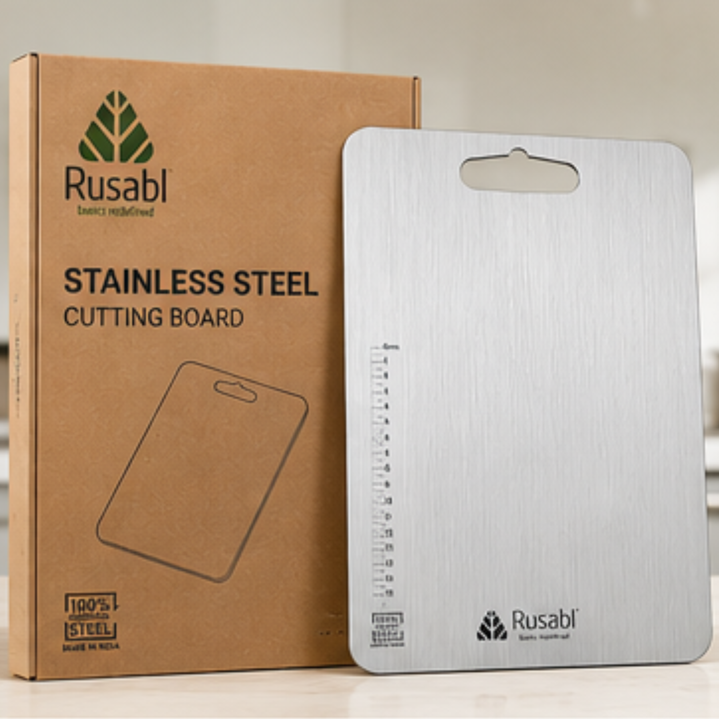 Stainless Steel Chopping Board for Kitchen