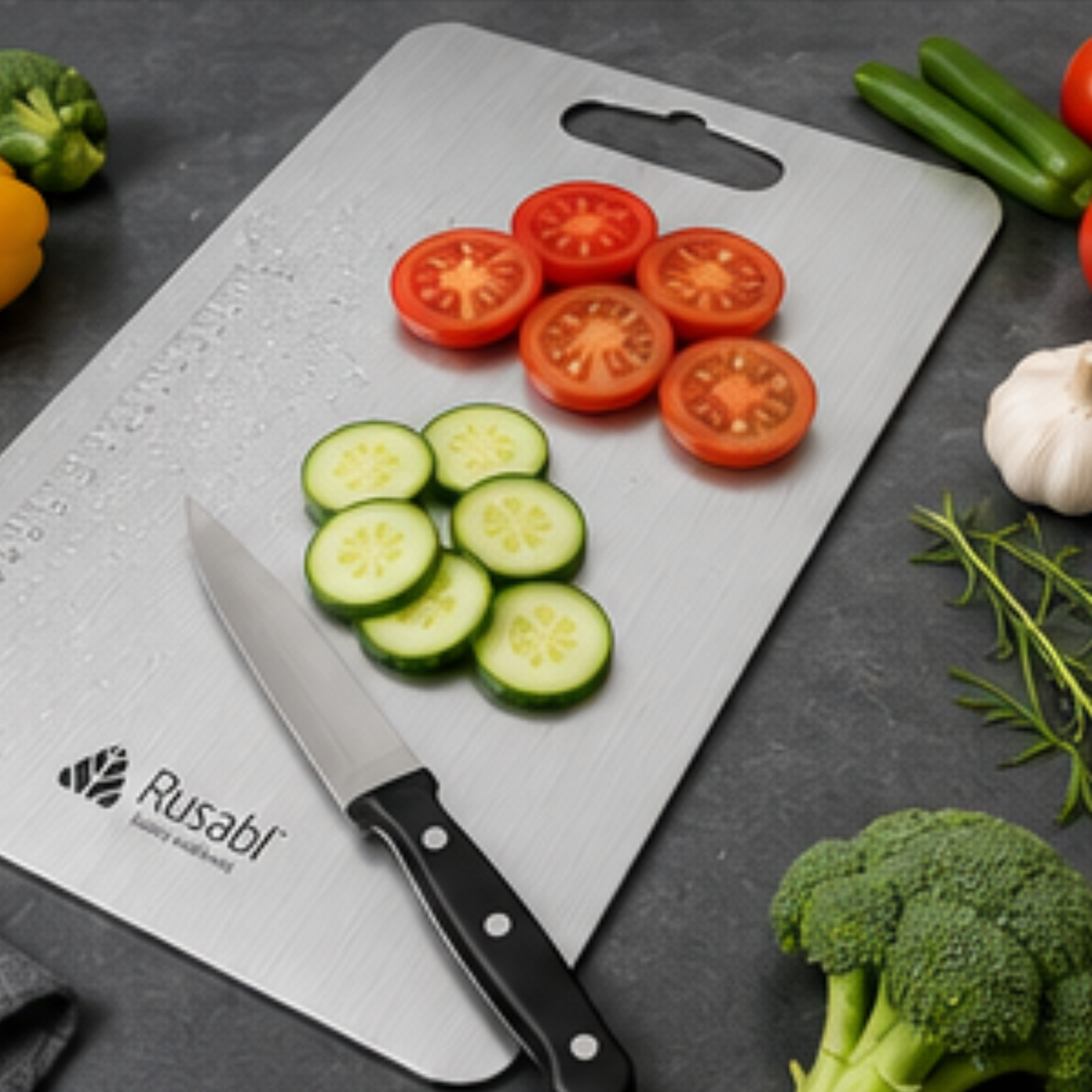 Stainless Steel Chopping Board for Kitchen